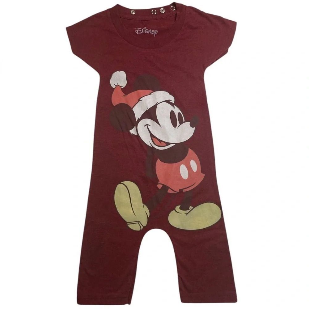 Disney Toddler Mickey Mouse Christmas Romper | Size 2T